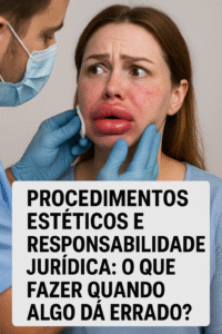 Leia mais sobre o artigo Procedimentos estéticos e responsabilidade jurídica: o que fazer quando algo dá errado?