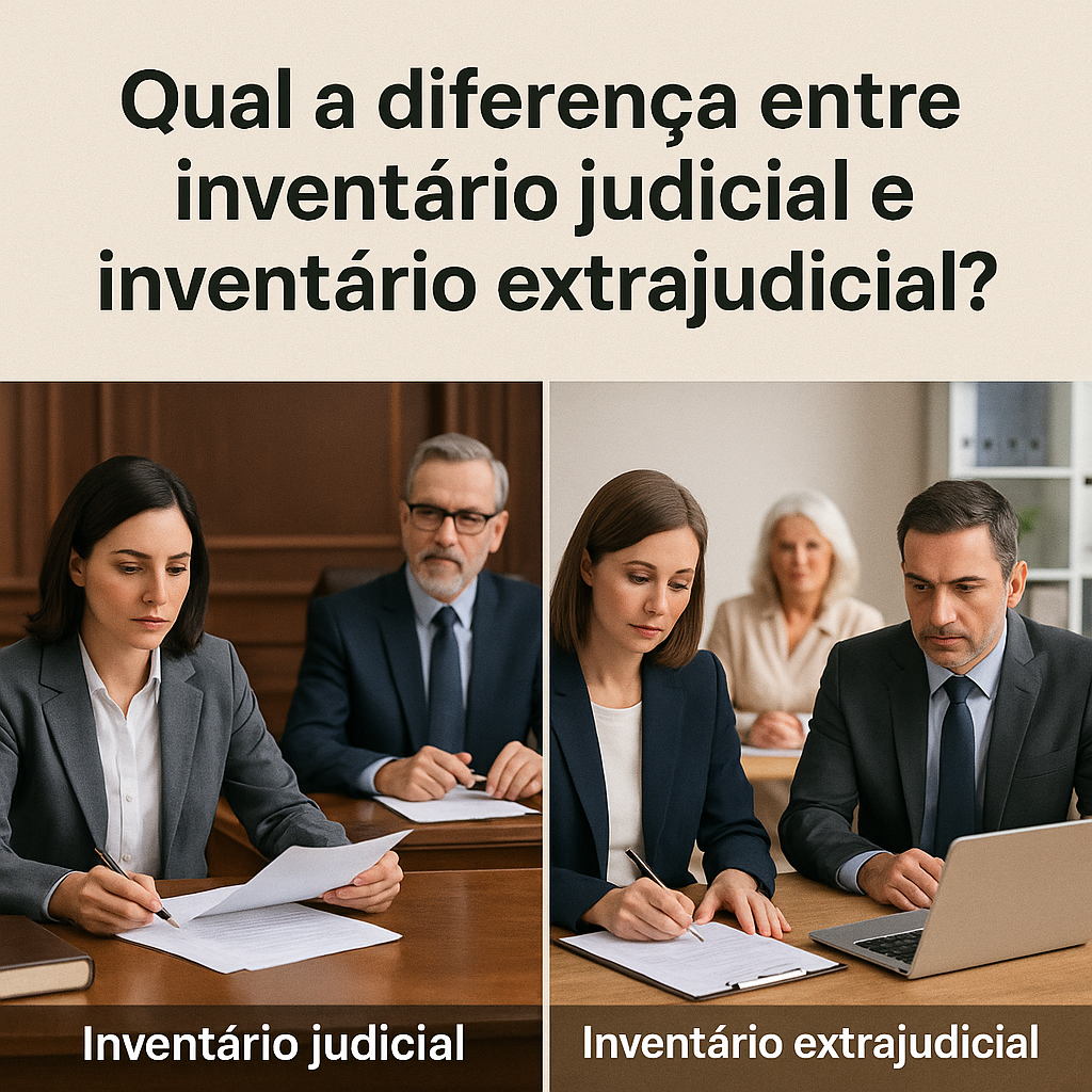 Leia mais sobre o artigo Qual a diferença entre inventário judicial e inventário extrajudicial?